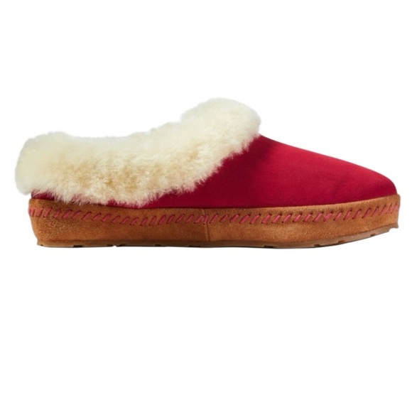 L.L. Bean Wicked Good  Squam Lake Shearling Lined Slippers - Picture 1 of 10